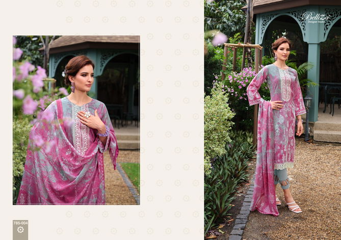 Resham By Beliza Cotton Dress Material Catalog